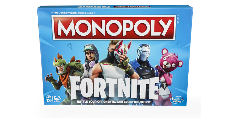 HOT! Pre-Order Monopoly: Fortnite Edition Board Game Only $19.99!