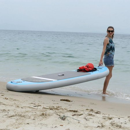PVC Inflatable Stand Up Paddle Board with Travel Bag Only $180.00!