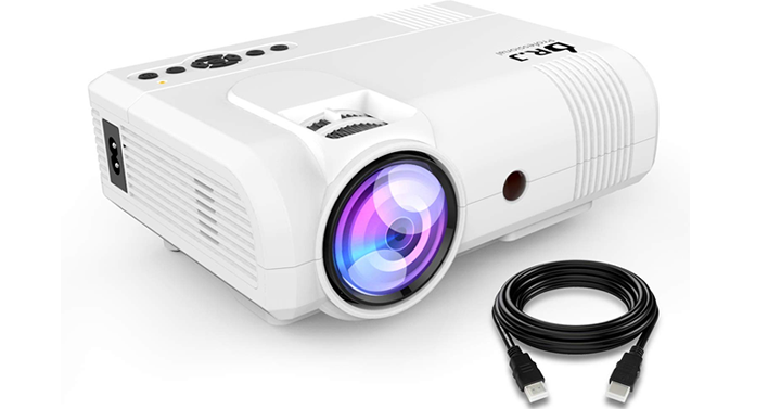 DR.J 2400Lux Home Theater Mini Projector Max – Just $59.99!