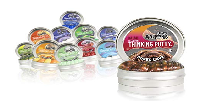 Crazy Aaron’s Thinking Putty, 12 Mini Tins Bundle Only $29.99 Shipped!
