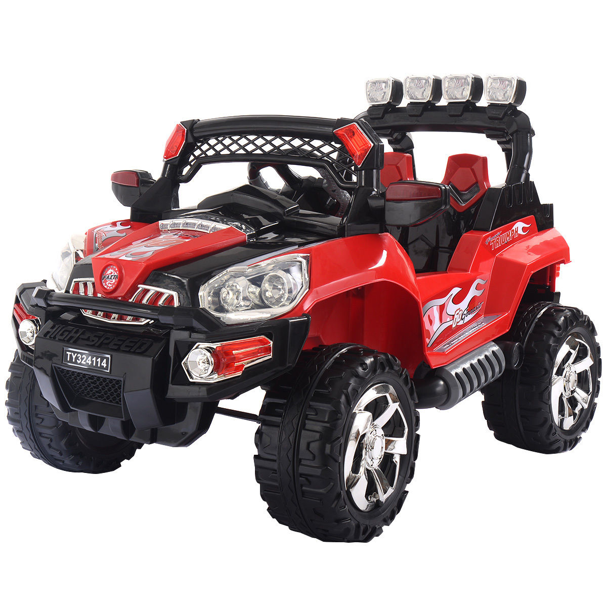 12V Kids Ride on Truck Car with LED Lights Only $169.99 Shipped!