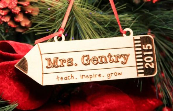 School Teacher Personalized Ornament – Only $6.95!