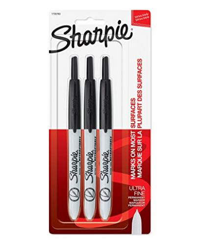 Sharpie Retractable Permanent Markers, Ultra Fine Point, 3 Count – Only $3.35!