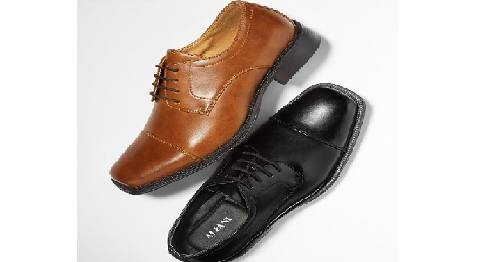 Alfani Men’s Adam Cap Toe Oxford Shoes Only $23.99! (Reg. $60)