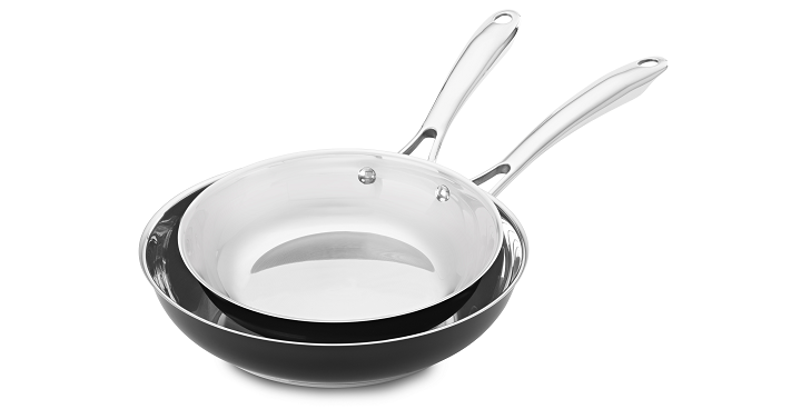 KitchenAid Stainless Steel 8″ & 10″ Skillets Twin Pack Only $14.97!