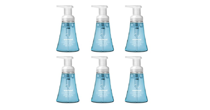 Method Foaming Hand Soap, Sea Minerals (Pack 6) Only $11.20 Shipped!