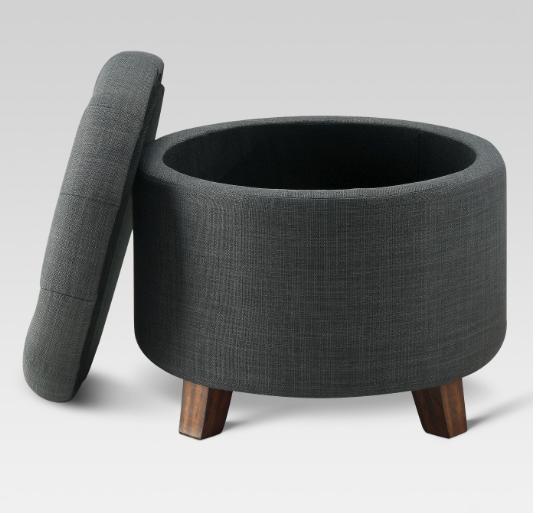 Tufted Round Storage Ottoman – Only $34.98!