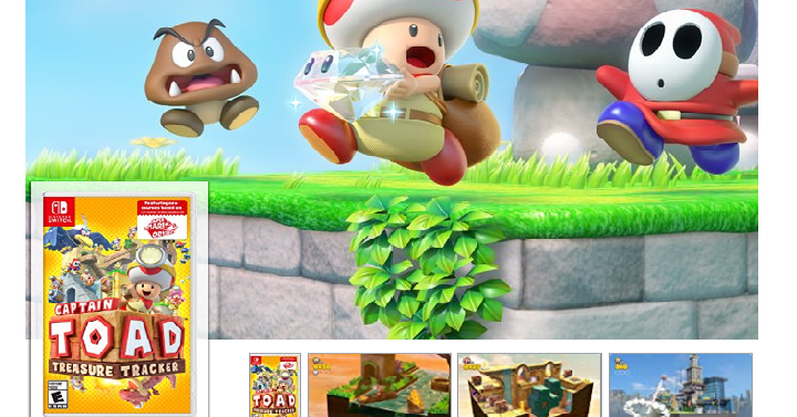 Captain Toad: Treasure Tracker – Nintendo Switch Only $29.99 Shipped! (Reg. $39.99)