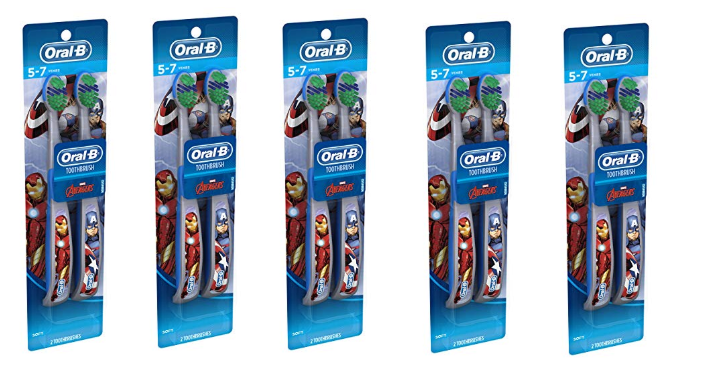 Oral-B Pro-Health Stages Avengers Assemble Toothbrushes (Soft) 5-7 Years, Twin Pack Only $2.69!