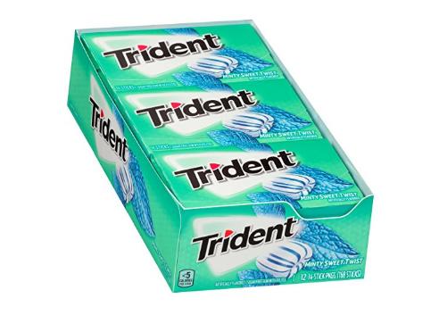 Trident Minty Sweet Twist Sugar Free Gum (Pack of 12) – Only $7.02!
