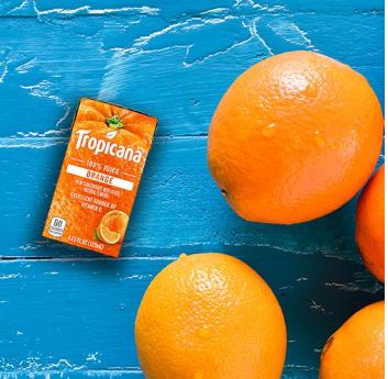 Tropicana 100% Juice Box, Orange Juice (Pack of 44) – Only $8.39!