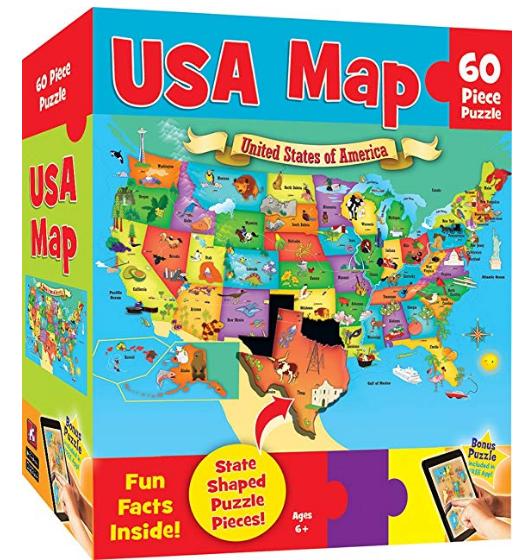 MasterPieces Explorer Kids USA Map – Only $4!