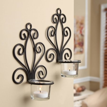 Mainstays Scroll Wall Sconce Candleholders (2 Set) Only $5.26!