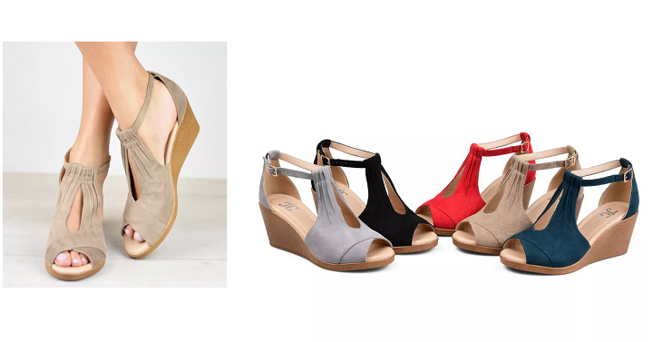 Comfort Sole Center Cut Wedges Only $24.99!
