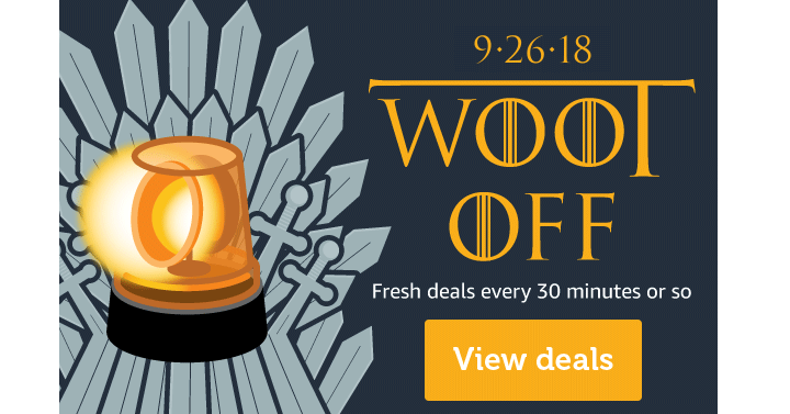 Today is a Woot-Off Day! September 26th Only! Shop with Amazon Prime!
