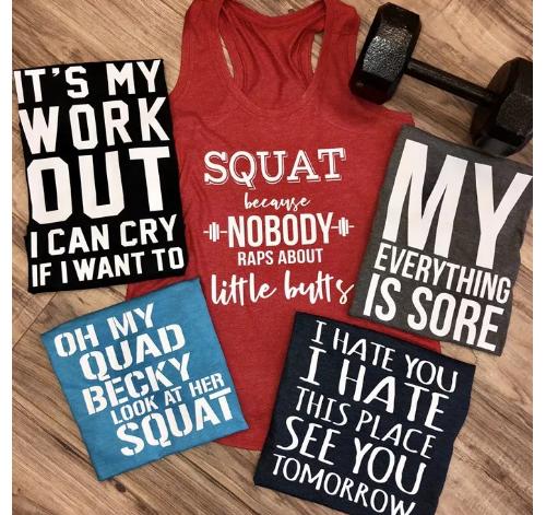 Hilarious Workout Tanks – Only $10.99!