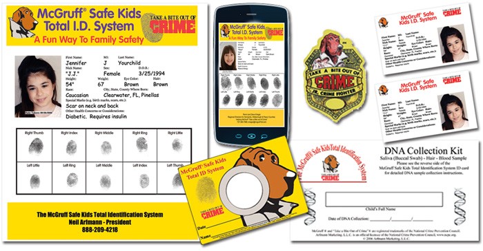 FREE McGruff Safe Kids ID Kit!