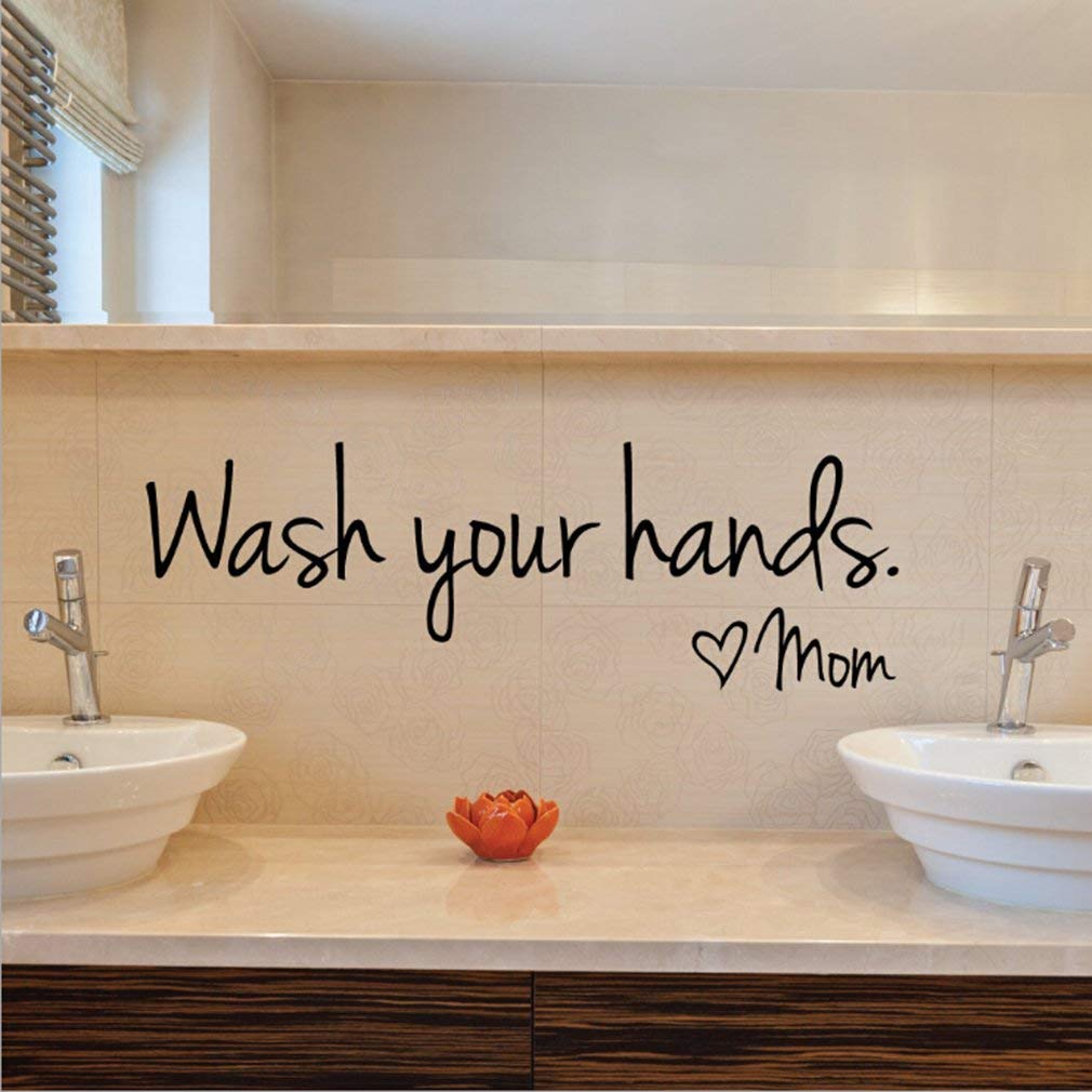 “Wash Your Hands” Wall Decal—$4.90! FREE Shipping!