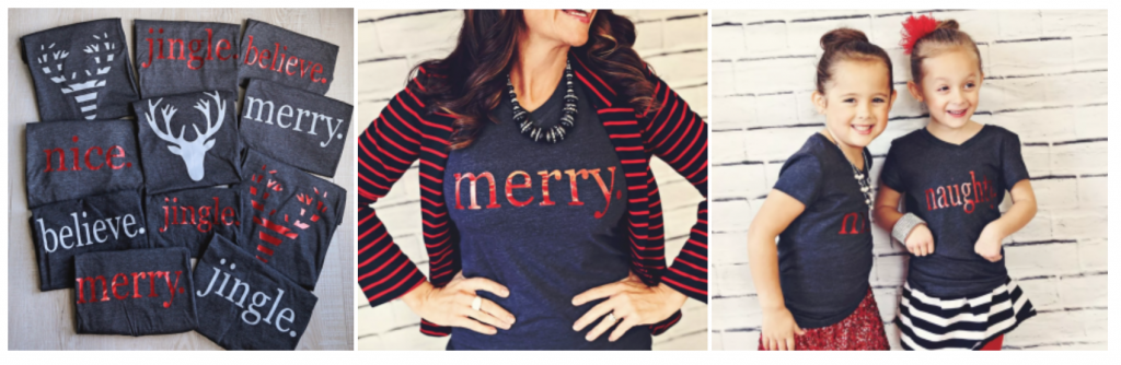 Holiday T-Shirts For The Whole Family Just $12.99 Each!