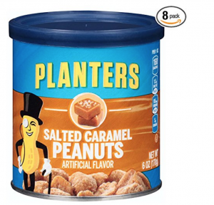 Planters Flavored Peanuts, Salted Caramel 6oz 8-Pack Just $9.50 Shipped!