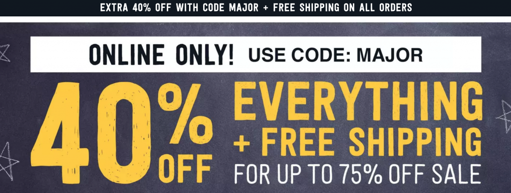 Crazy 8: 40% Off Everything & FREE Shipping!