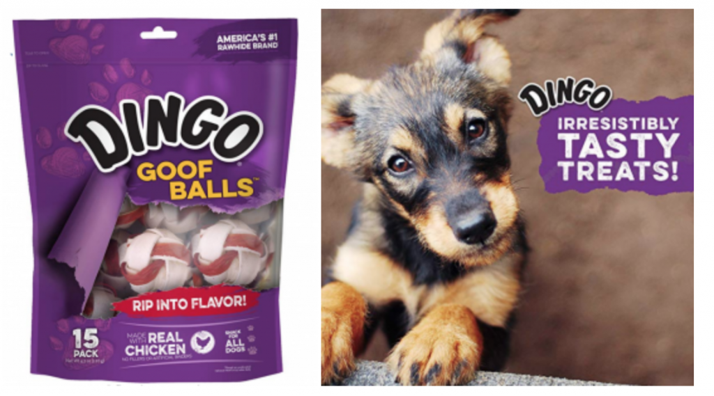 Dingo Goof Balls Chicken and Rawhide Snack Chew for Dogs Just $3.51!