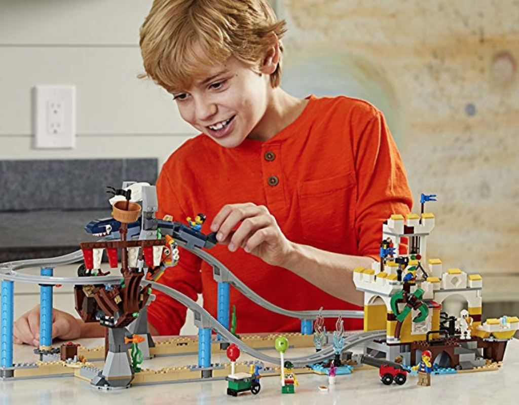 LEGO Creator 3-in-1 Pirate Roller Coaster Building Kit $72.00! (Reg. $89.99)