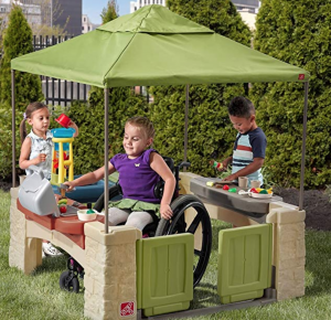 Step2 All Around Playtime Patio with Canopy Playhouse Just $124.99! (Reg. $199.99)