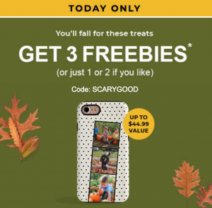 Shutterfly: Three Freebies Today Only! Just Pay Shipping!