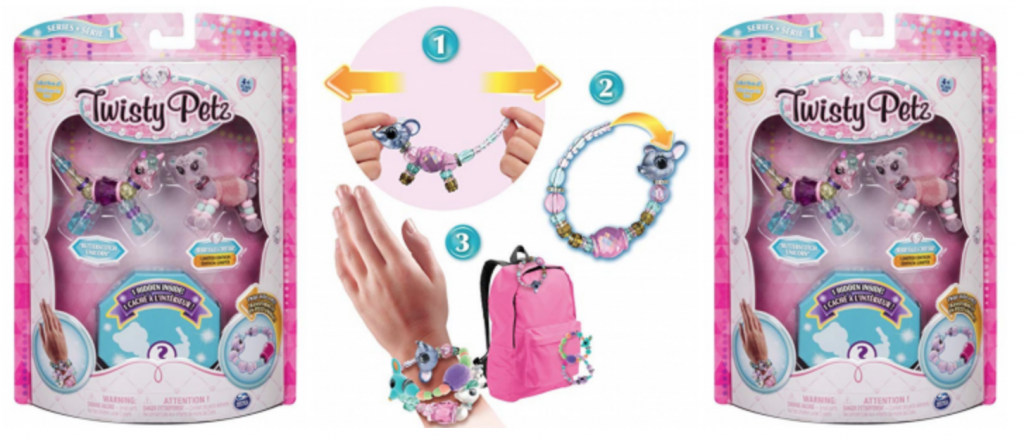 Hot Toy Alert! Twisty Petz – 3-Pack  Surprise Collectible Bracelet Set for Kids $14.99!