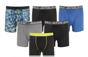 Russel Athletic Men’s Performance Boxer Briefs 6-Pack Just $19.99! Free Shipping for Amazon Prime!