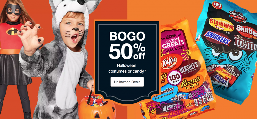 Target: BOGO 50% Off Halloween Costumes & Candy!