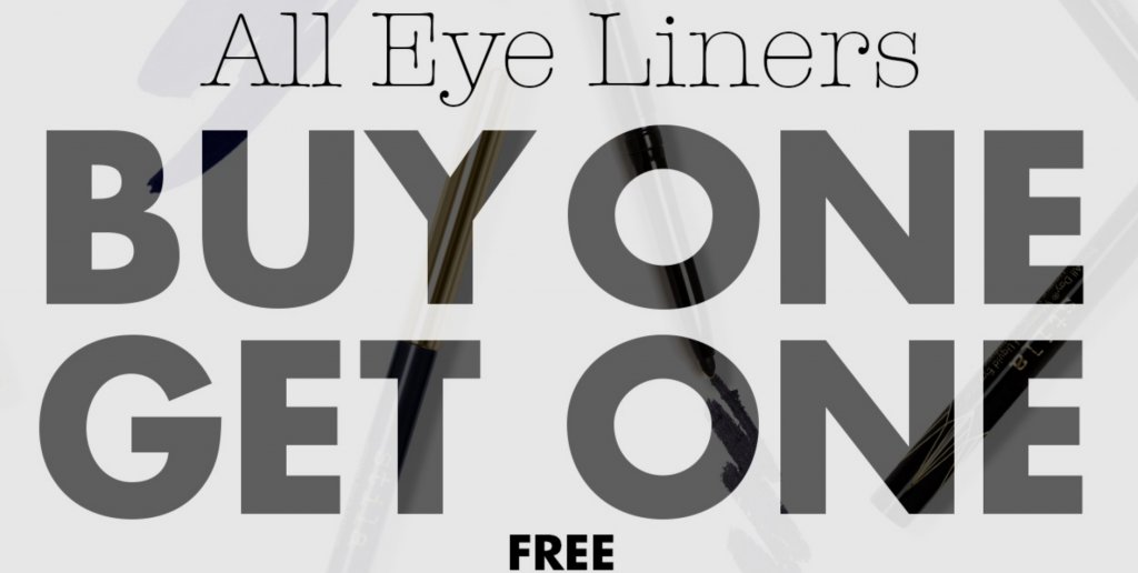 Stila Cosmetics: Buy One Get One FREE Eye Liners Today Only! Plus, An Additional 20% Off!