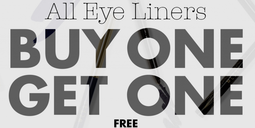 Stila Cosmetics: Buy One Get One FREE Eye Liners Today Only! Plus, An Additional 20% Off! Stila Cosmetics: Buy One Get One FREE Eye Liners Today Only! Plus, An Additional 20% Off!