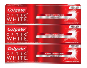 Colgate Optic White Whitening Toothpaste 3-Pack Just $7.48 Shipped!