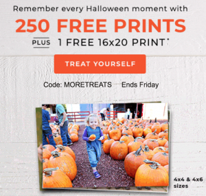 Shutterfly: 250 FREE Prints Plus FREE 16×20 Print!