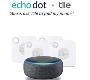 Echo Dot (3rd Gen)+ 4 Tile Mate’s Just $59.99! (Reg. $109.98)