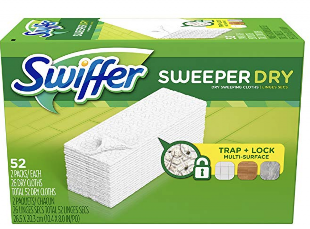 Swiffer Sweeper Dry Sweeping Pad, Multi Surface Refills 52-Count Just $7.17 Shipped!
