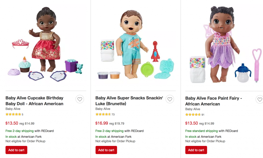Target: Baby Alive Dolls As Low As $8.77 After Unique Promo Code!