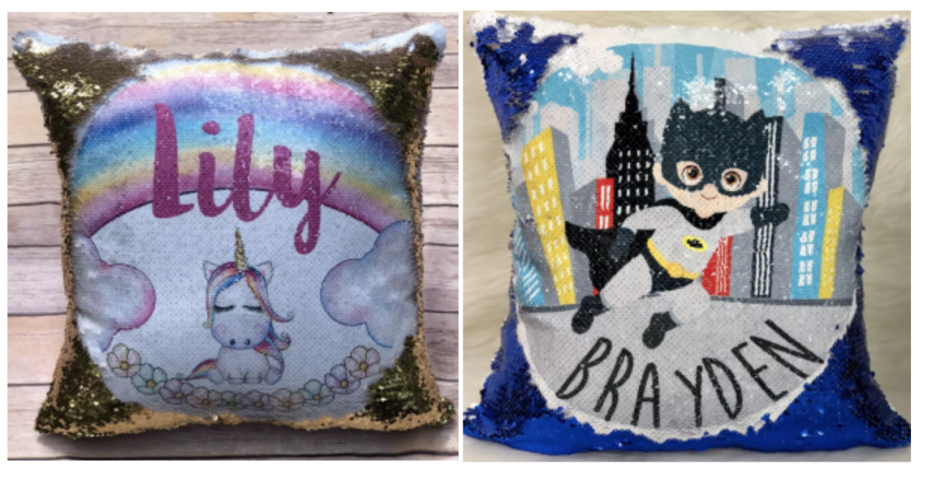 Personalized Magic Sequin Pillow Cases $16.99!