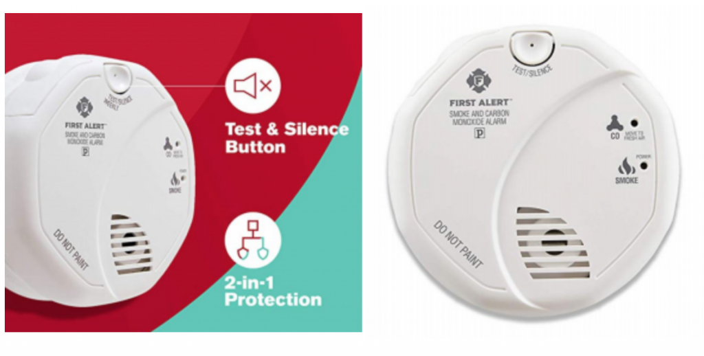 First Alert Combination Smoke and Carbon Monoxide Detector $22.36! (Reg. $54.99)