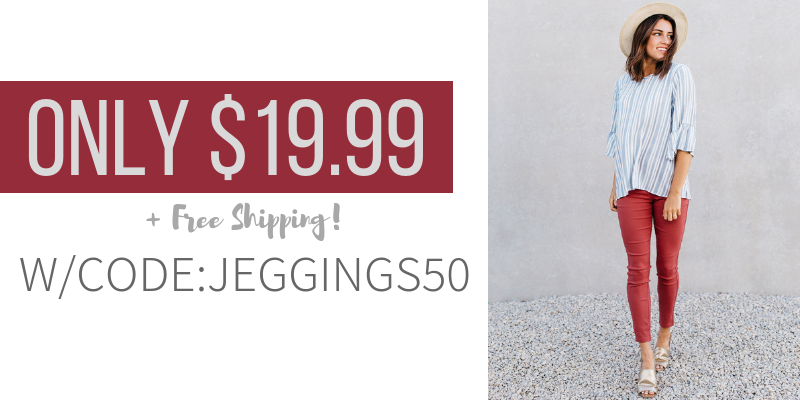 Cents of Style: CUTE Fall Jeggings  for just $19.99 + FREE Shipping!