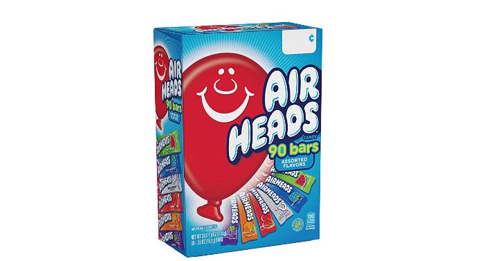 AirHeads Bars, Chewy Fruit Candy, Variety Pack, 90 Count – Only $6.71!