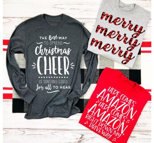 Long Sleeve Christmas Shirts – Only $14.99!