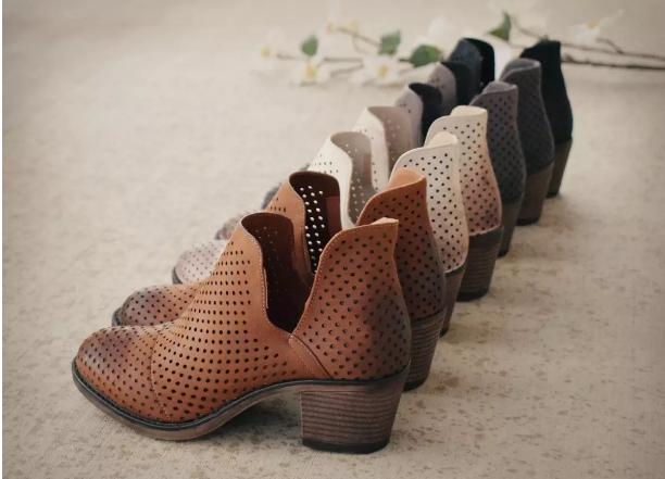 Pinhole Side Dip Booties – Only $29.99!