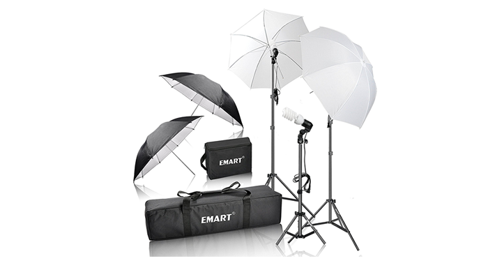 Portrait Studio Day Light Umbrella Continuous Lighting Kit – Just $39.60!