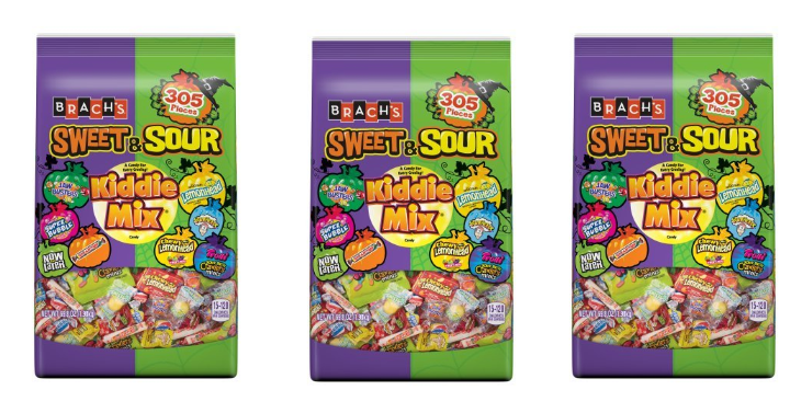 Brach’s Sweet & Sour Halloween Candy Kiddie Mix Trick or Treat Variety Pack, 305 Count Only $9.76 Shipped!