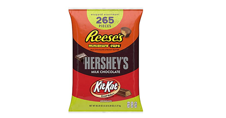 HERSHEY’S Halloween Candy Assortment, Bulk Chocolate Candy – 5 LB Bag – Just $18.74!