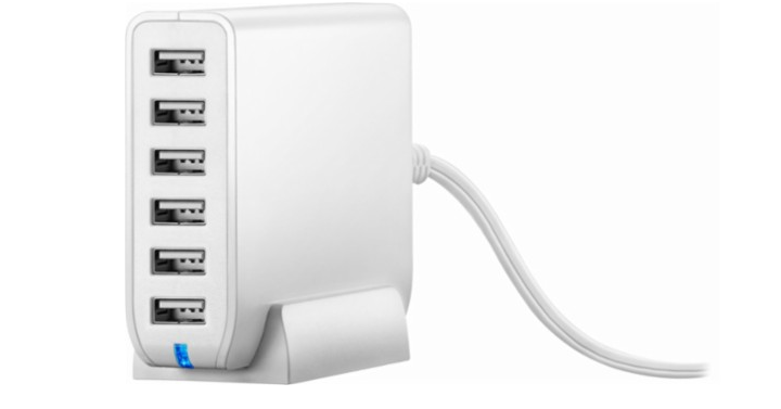 Insignia 6-Port USB Wall Charger – Just $15.99!