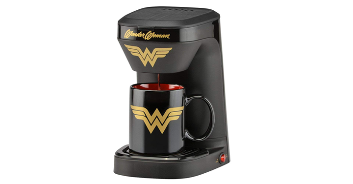 DC Wonder Woman 1-Cup Coffee Maker with Mug – Just $13.15!
